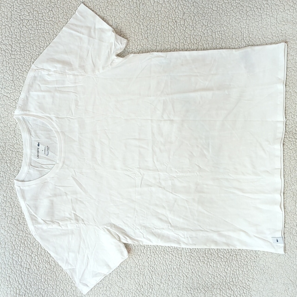 New Lacoste White T-shirt